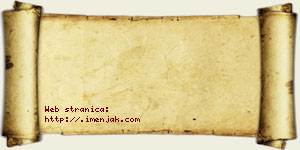 Jasna Stanimirović vizit kartica